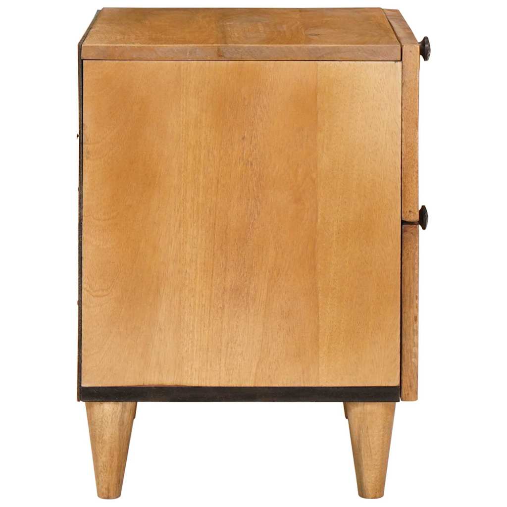 Bedside Cabinet Light Brown 40 x 33 x 46 cm Solid Acacia wood