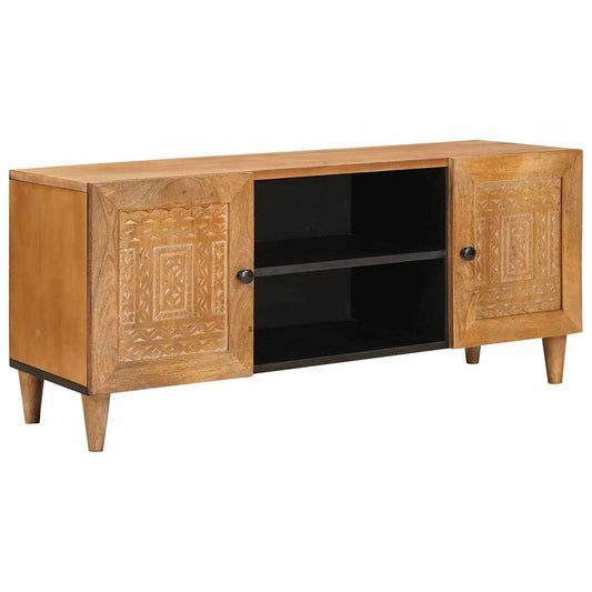 TV Units with Door Light Brown 105 x 33 x 46 cm Engineered wood