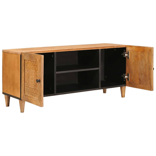 TV Units with Door Light Brown 105 x 33 x 46 cm Engineered wood