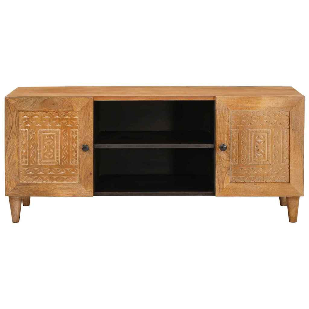 TV Units Light Brown 105 x 33 x 46 cm Solid Mango Wood