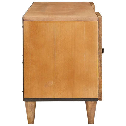TV Units Light Brown 105 x 33 x 46 cm Solid Mango Wood