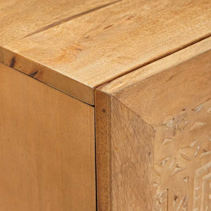 Sideboard Light brown 60 x 33 x 75 cm Solid mango wood