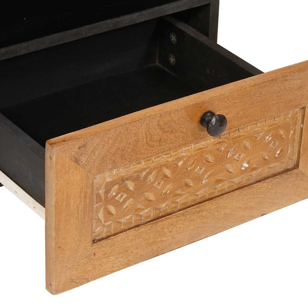 Bedside Cabinet Light Brown 40 x 33 x 46 cm Solid Acacia wood