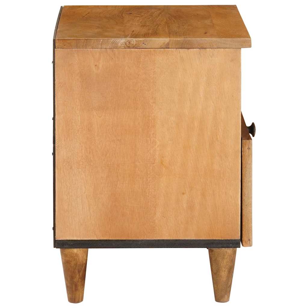 Bedside Cabinet Light Brown 40 x 33 x 46 cm Solid Acacia wood