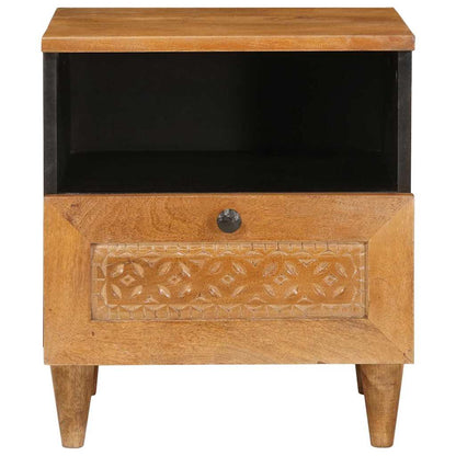 Bedside Cabinet with Drawer 2 pcs Light Brown 40 x 33 x 46 cm