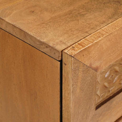 Bedside Cabinet Light Brown 50 x 33 x 60 cm Solid Acacia wood