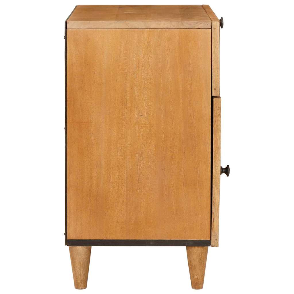 Bedside Cabinet Light Brown 50 x 33 x 60 cm Solid Acacia wood