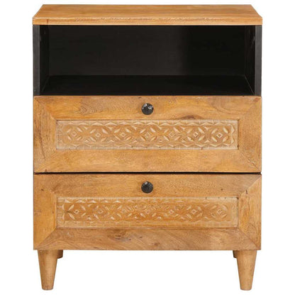 Bedside Cabinet Light Brown 50 x 33 x 62 cm Engineered Wood