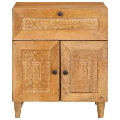 Bedside Cabinet Light Brown 50 x 33 x 60 cm Engineered Wood