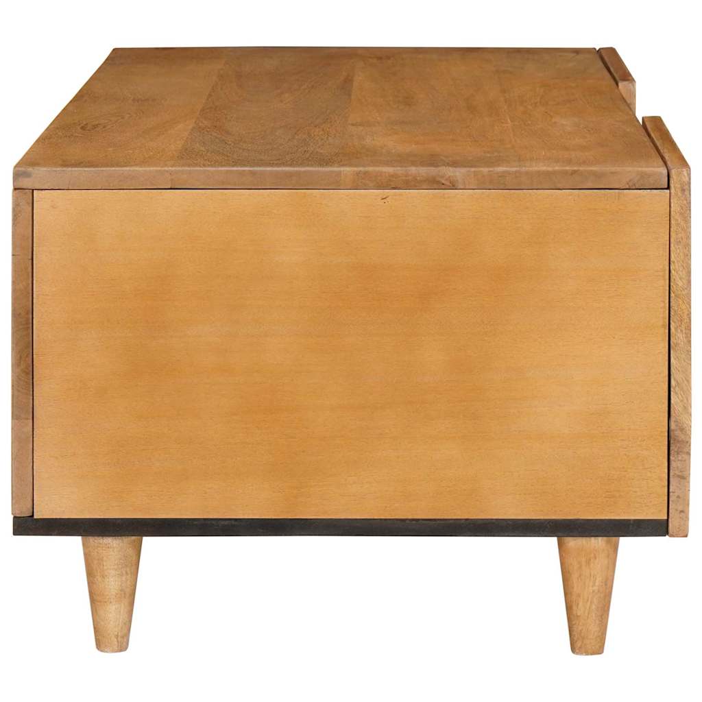 Coffee Table Light Brown 100 x 54 x 40 cm Solid Mango Wood