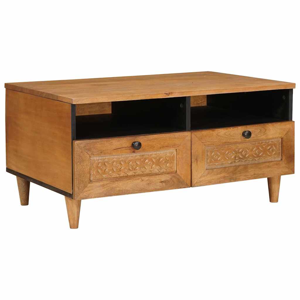 Coffee Table Light Brown 80 x 54 x 40 cm Engineered Wood