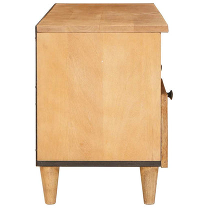TV Cabinet with Drawer 100 x 33 x 46 cm Solid Mango Wood