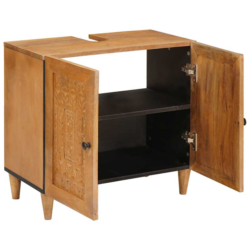 Bathroom Cabinet Wall-mounted Light Brown 62 x 33 x 58 cm