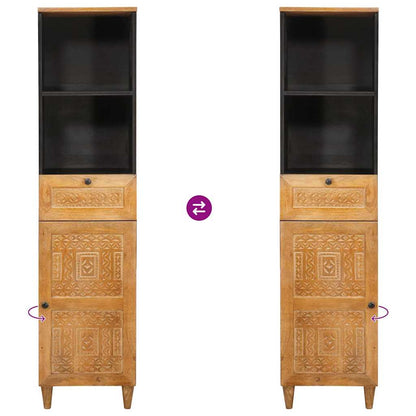 Bathroom Cabinet Light Brown 38 x 33 x 160 cm Engineered Wood