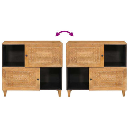 Sideboard 80 x 33 x 75 cm Solid Mango Wood