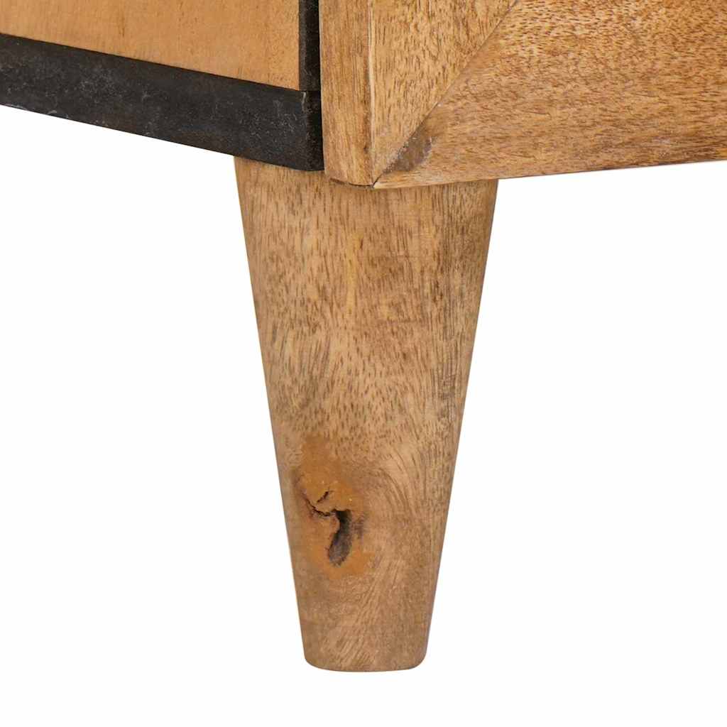 Highboard Light brown 60 x 33 x 100 cm Solid mango wood
