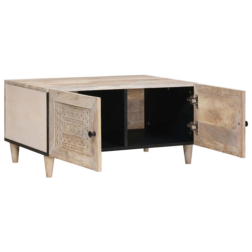 Coffee Table White 80 x 54 x 40 cm Engineered Wood