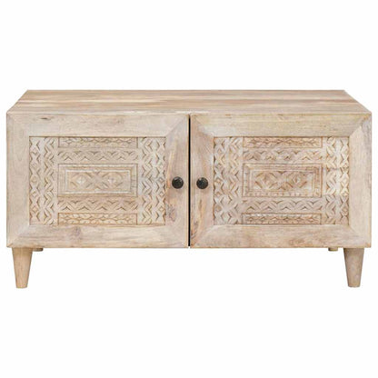 Coffee Table White 80 x 54 x 40 cm Engineered Wood