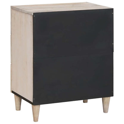 Bedside Cabinet White 50 x 33 x 62 cm Engineered Wood