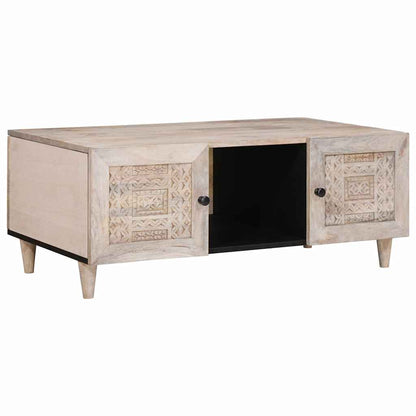 Coffee Table Beige 100 x 54 x 40 cm Engineered Wood