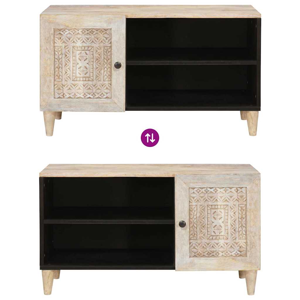 TV Units with Shelf White 80 x 33 x 46 cm Engineered wood
