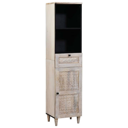 Bathroom Cabinet White 38 x 33 x 160 cm Engineered Wood