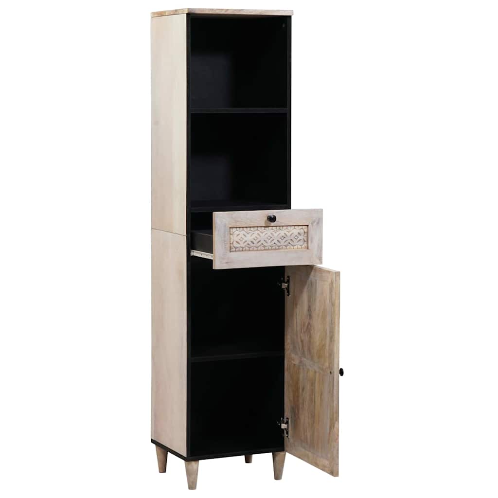 Bathroom Cabinet White 38 x 33 x 160 cm Engineered Wood