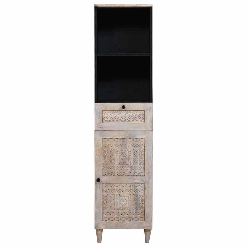 Bathroom Cabinet White 38 x 33 x 160 cm Engineered Wood