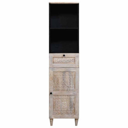 Bathroom Cabinet White 38 x 33 x 160 cm Engineered Wood
