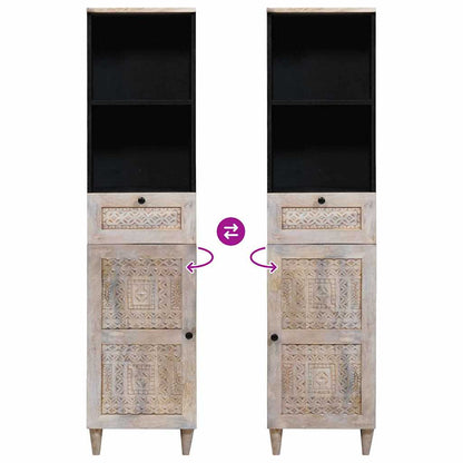 Bathroom Cabinet White 38 x 33 x 160 cm Engineered Wood