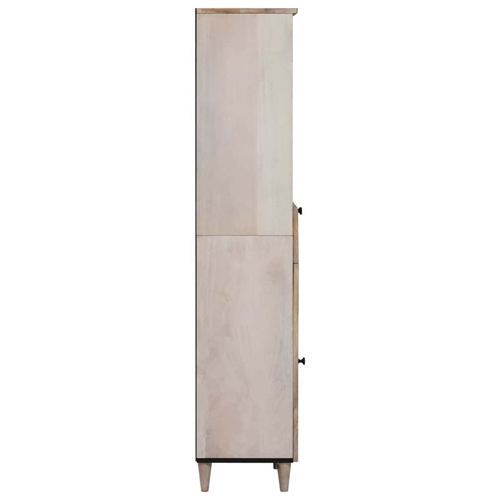 Bathroom Cabinet White 38 x 33 x 160 cm Engineered Wood