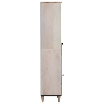 Bathroom Cabinet White 38 x 33 x 160 cm Engineered Wood