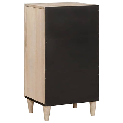 Sideboard Bleached White 40 x 33 x 75 cm Solid Mango Wood