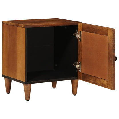 Bedside Cabinet Brown 40 x 33 x 46 cm Solid Mango Wood