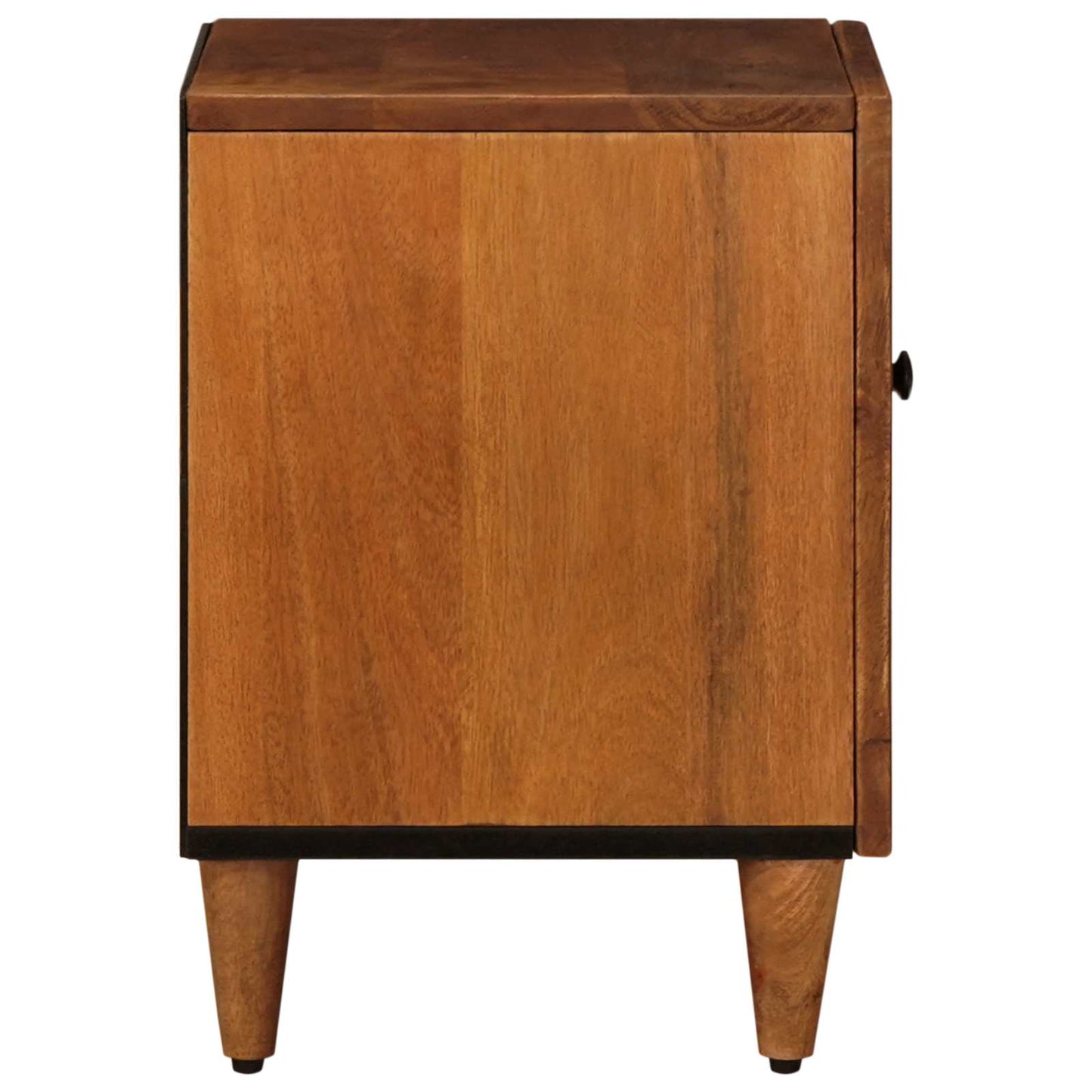 Bedside Cabinet Brown 40 x 33 x 46 cm Solid Mango Wood
