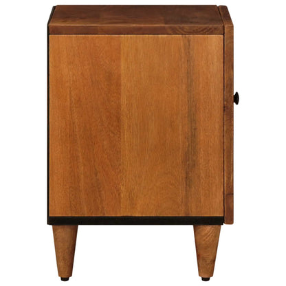 Bedside Cabinet 2 pcs Brown 40 x 33 x 46 cm Solid Mango Wood