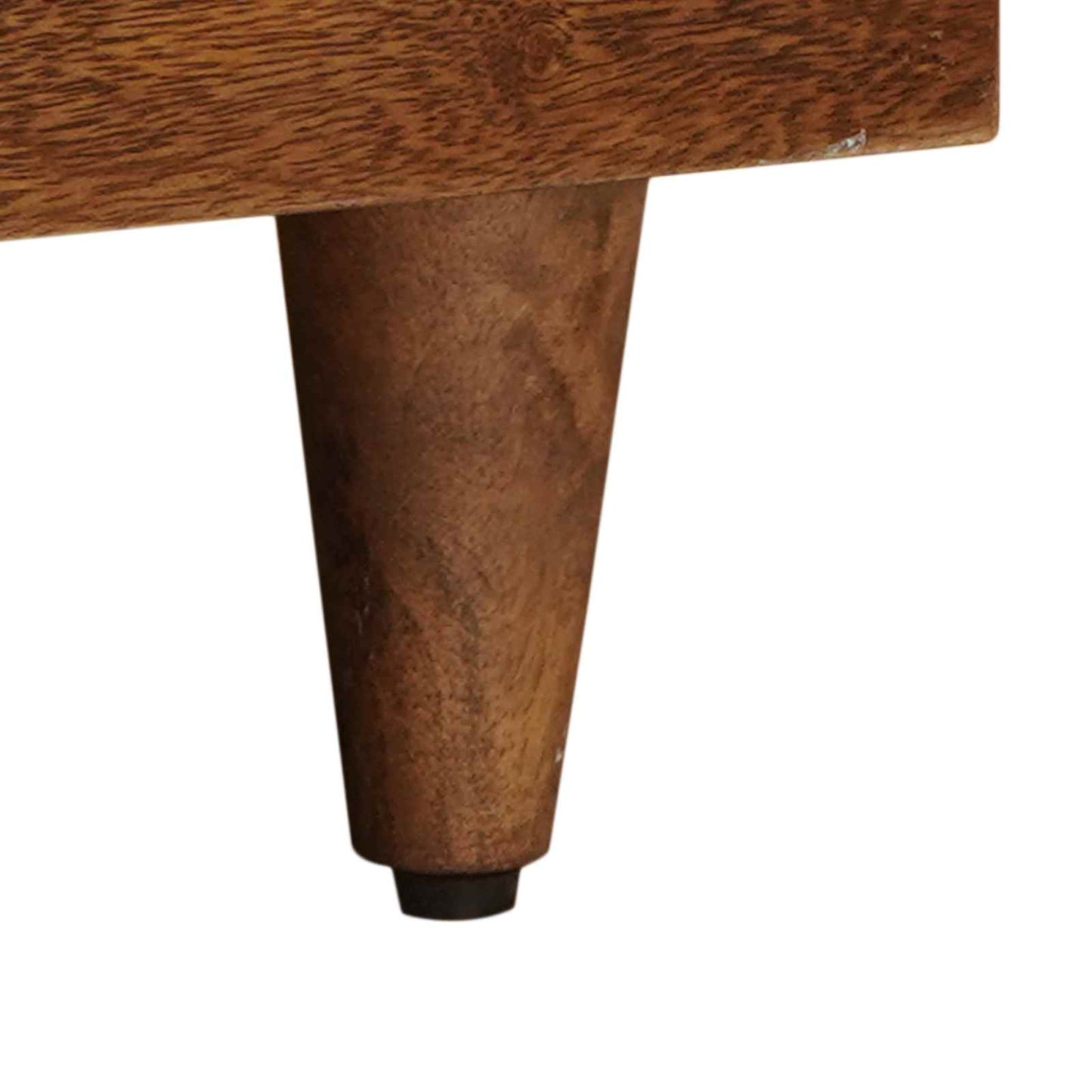 TV Cabinet with Drawer Walnut 70 x 33 x 46 cm Solid Mango Wood