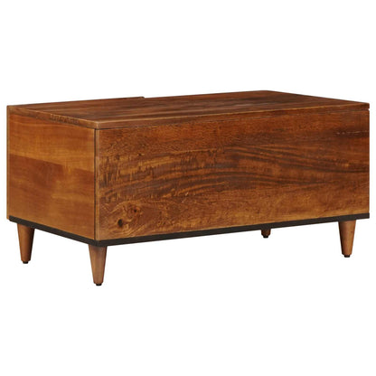 Coffee Table Brown 80 x 50 x 40 cm Solid Mango Wood