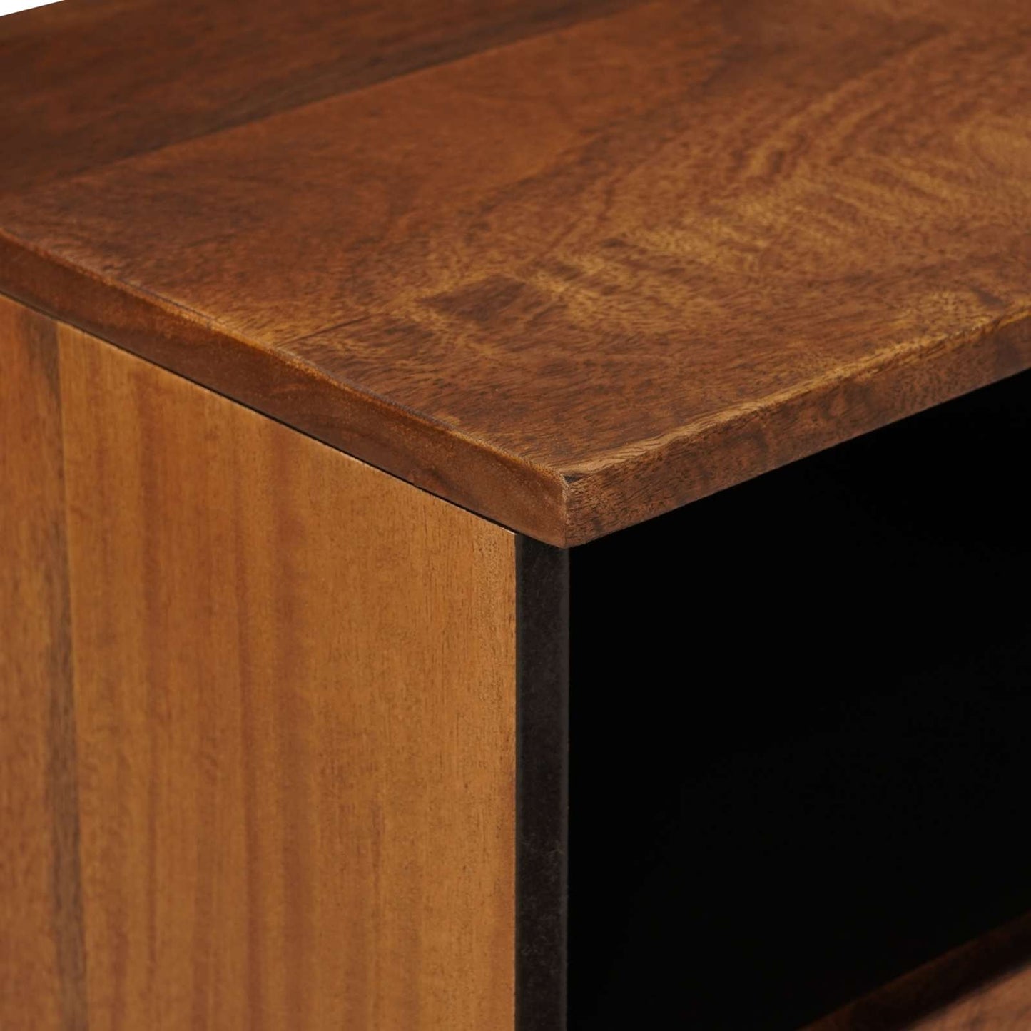 Bedside Cabinet Brown 40 x 33 x 46 cm Solid Mango Wood
