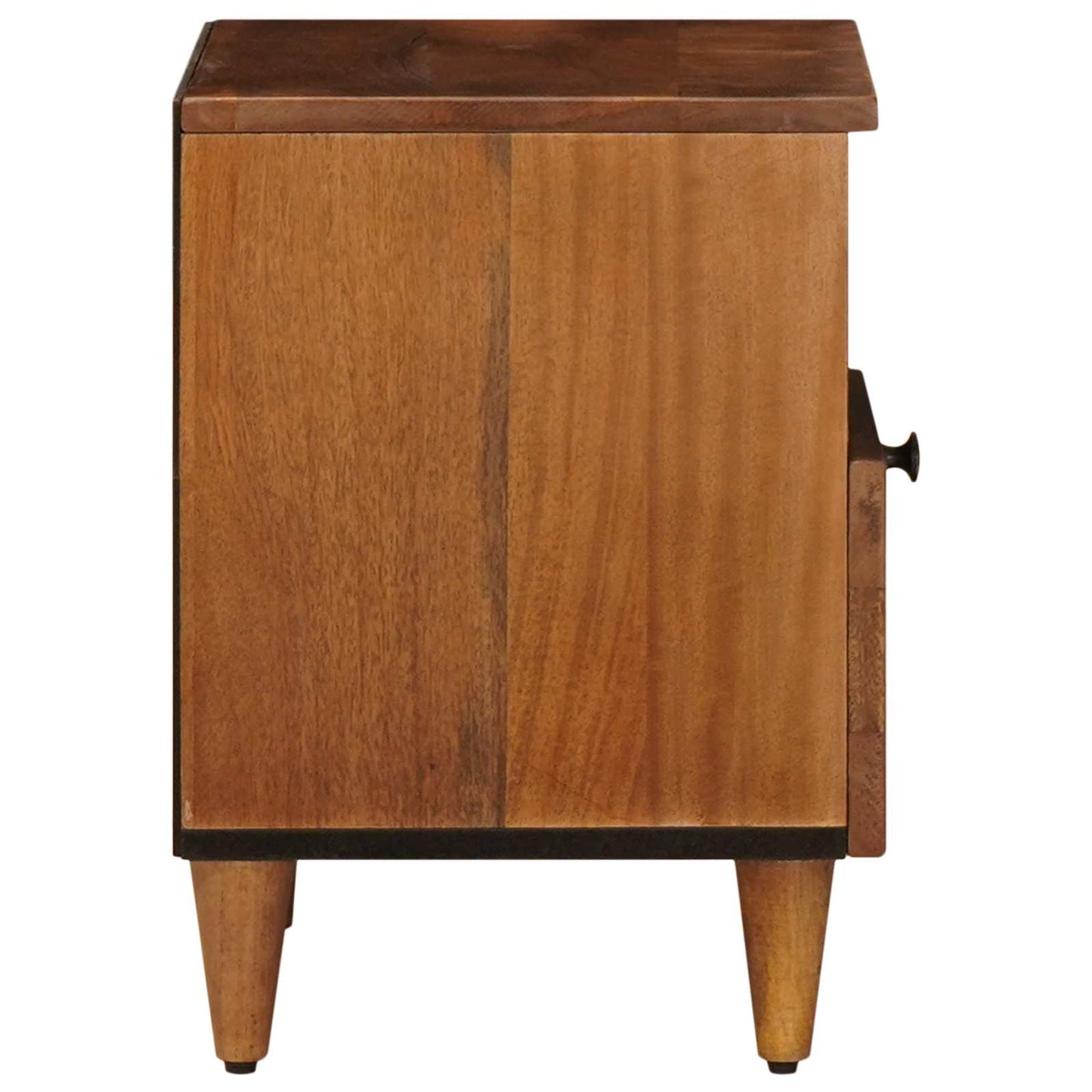 Bedside Cabinet Brown 40 x 33 x 46 cm Solid Mango Wood