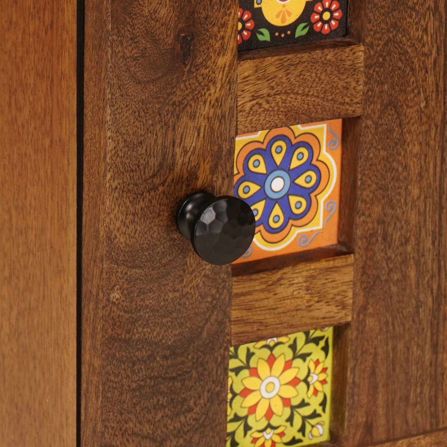 Bedside Cabinet Brown 50 x 33 x 60 cm Solid Mango Wood