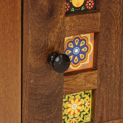 Bedside Cabinet Brown 50 x 33 x 60 cm Solid Mango Wood