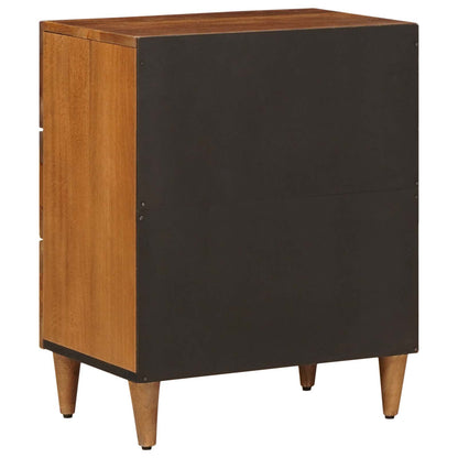 Bedside Cabinet Brown 50 x 33 x 62 cm Solid Mango Wood