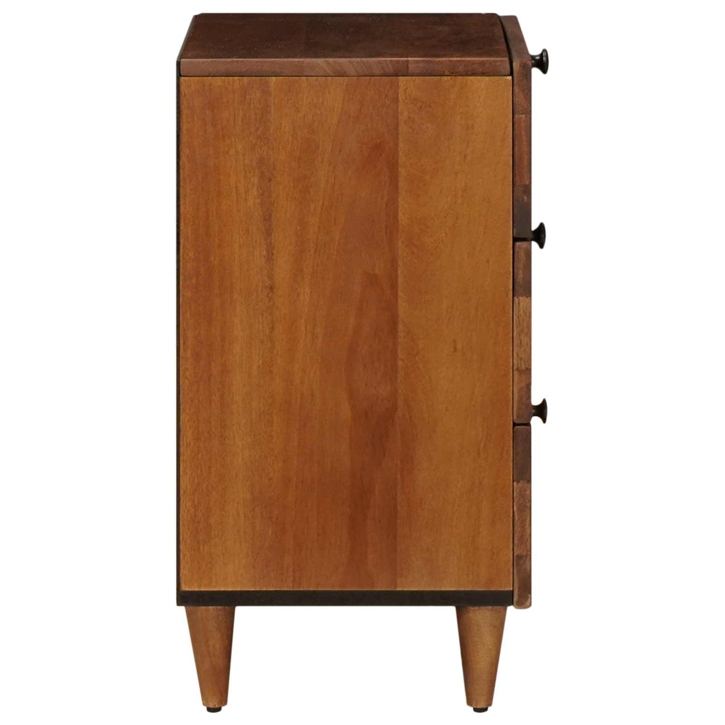 Bedside Cabinet Brown 50 x 33 x 62 cm Solid Mango Wood