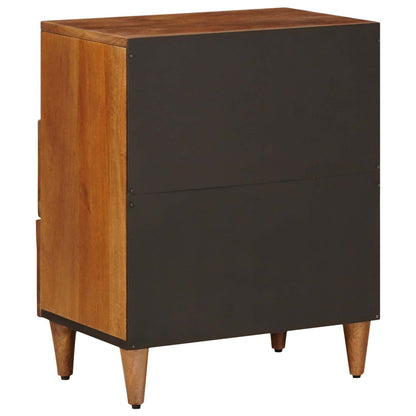 Bedside Cabinet Brown 50 x 33 x 62 cm Solid Mango Wood