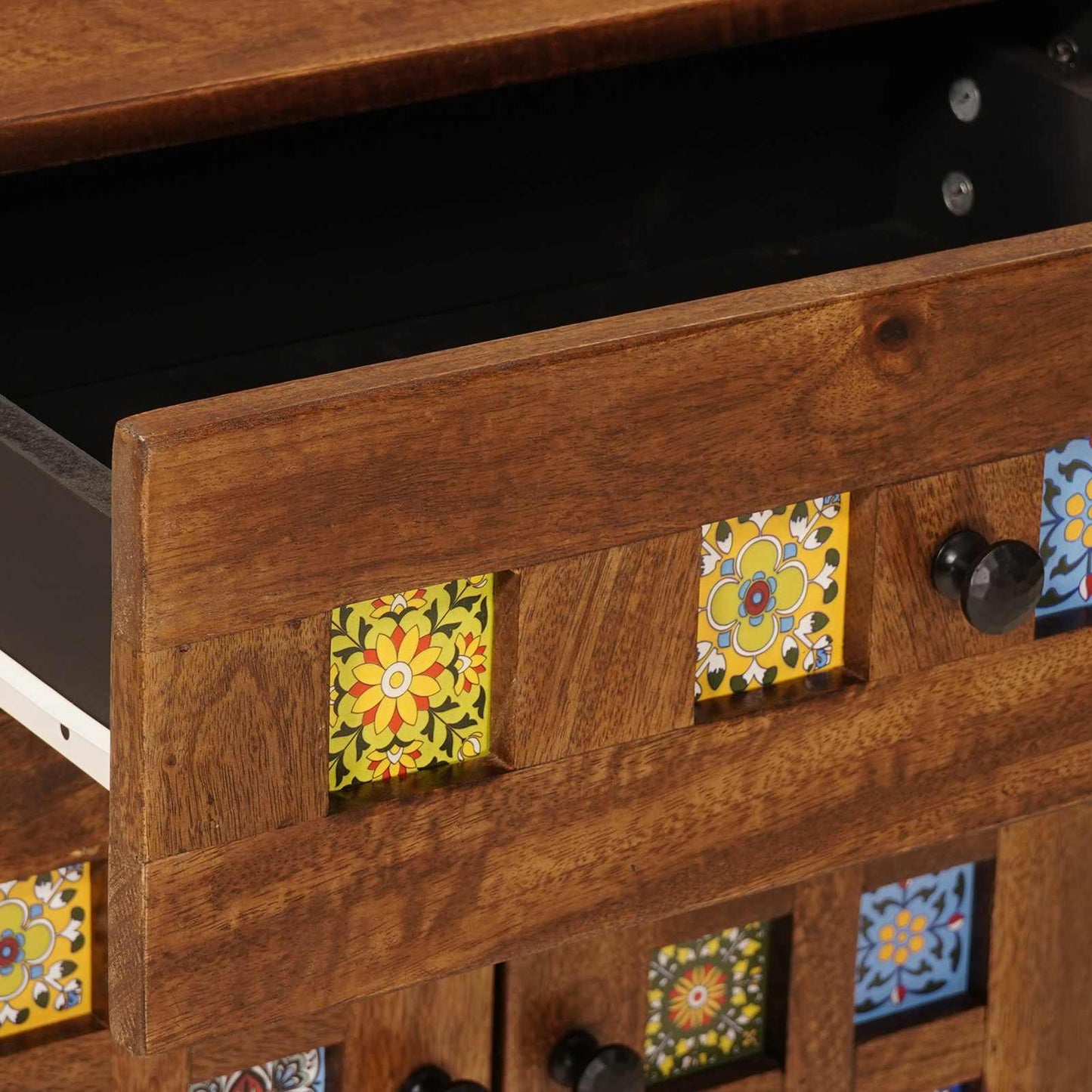 Bedside Cabinet Brown 50 x 33 x 60 cm Solid Mango Wood