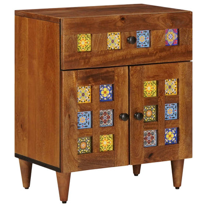 Bedside Cabinet Brown 50 x 33 x 60 cm Solid Mango Wood