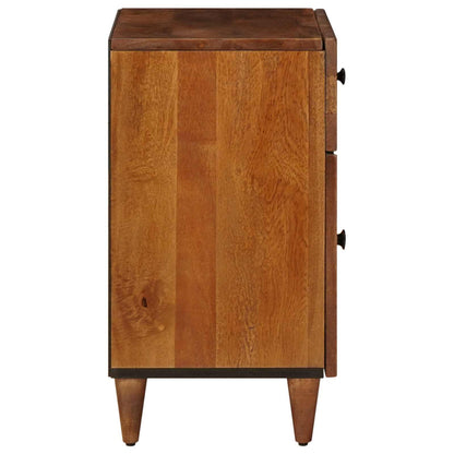 Bedside Cabinet Brown 50 x 33 x 60 cm Solid Mango Wood