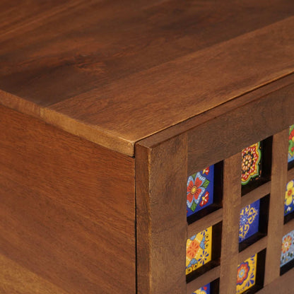 Coffee Table Brown 100 x 54 x 40 cm Solid Mango Wood
