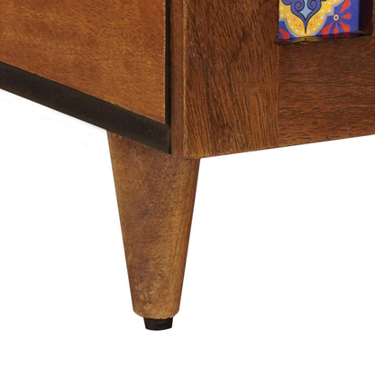 Coffee Table Brown 100 x 54 x 40 cm Solid Mango Wood